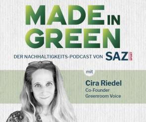 Made in Green #23 mit Cira Riedel (Mitgründerin Greenroom Voice). 